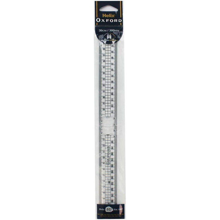 Picture of 5476 HELIX OXFORD 30CM RULER SHATTER RESISTANT
